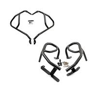 Cursore Per G310GS 2017-2020 Protezione Del Motore Del Motociclo Carenatura Telaio Protettore Autostrada Paraurti Prodezza Gabbia Protezione(Superiore Inferiore Nero)