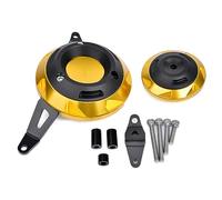 Cursore Per Ninja 400 EX400 2018-2022 Del Motociclo Di Alluminio Di CNC Protezione Del Motore Statore Caso Della Copertura Della Protezione Paratelaio Crash Pad Protector(Oro)