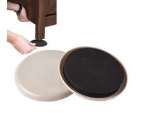 Cursori mobili - Cuscinetti da 8,9 cm per pavimenti lisci tappeti, strumento per spostare mobili senza sforzo per gambe quadrate rotonde, cuscinetti per mobili mobili, durevoli e versatili per