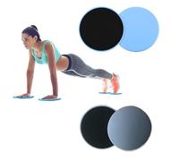 Cursori per allenamento con 4 cursori per esercizi di base, dischi bifacciali per esercizi addominali, rinforzano core, glutei, addominali, attrezzature per il fitness