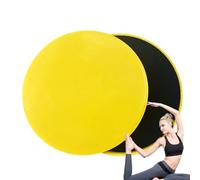 Cursori per Pilates - Set da 2 dischi scorrevoli per fitness con anima su entrambi i lati | Cuscinetti da allenamento portatili per allenamento di forza ed equilibrio, palestra, yoga, con protezione