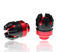 Cursori Telaio 2 Pezzi Di Protezione Antiurto Universale Per Forcella Anteriore E Posteriore Per Moto, Protezione Antiurto Per Telaio Anticaduta, Protezione Per Moto Da Motocross(Red)