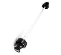 Cursori Telaio Compatibile Con FZ-07 2015 2016 2017 Moto Forcella Posteriore Ruota Slider Telaio Protezione Anticaduta Pastiglie Accessori Moto Slider Telaio(Black)