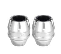 Cursori Telaio Compatibile Con NMAX155 Per XMAX300 Per XMAX250 Per XMAX155 Protezione Anticaduta Per Forcella Anteriore Per Moto, Slider Per Telaio, Protezione Antiurto(Silver)