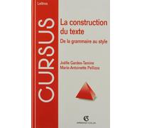 Cursus. Littérature: De la grammaire au style