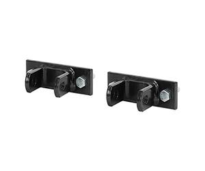 CURT 19748 - Staffe per paraurti Regolabili, Colore: Nero Lucido