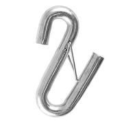 CURT 81830 17/32-Inch Certified Trailer Safety Chain S-Hook with Latch, 7,600 lbs