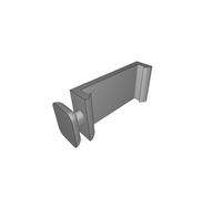Curtain Holder Wall Mount - Universal Drapery Support System