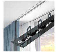 Curtain Track Invisibile Da Incasso Da 70-600cm Divisorio Per Stanze Per La Privacy, Ceiling Curtain Track System, Binario Per Tende Nascosto Per Montaggio A Soffitto, Dimensioni Personalizzate(6.0FT/