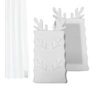 Curtain Weights, Magnet Clips, Heavy Duty Waterproof White & Black Drapery Accessories for Outdoor Use, Canopy, Pergola, Patio, Balcony, Bedroom Wall, Summer Nights, and Christmas Holiday Decorations
