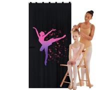 Curtains portatile Privacy, Discreet Changing Screen, 59x31.5 Inch Competition Backstage Cover for Performers, Sturdy Fabric Dance Divider Panel, Rehearsal Accessory with Quick Setup, Personal