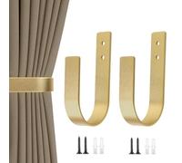 Curtains Tiebacks - Set di tende decorative per tende, 6,3 x 3,27 cm, eleganti accessori per la casa, camera da letto, Farmhouse Nursery Dorm Apartment Curtains Tiebacks for Home Window Styling Use