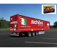 Curtainside Trailer Schoeni.ch Plastic Kit 1:24 Model ITALERI