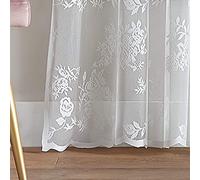 Curtainworks Sibella - Tenda da finestra, 213,4 cm, colore: Bianco