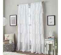 Curtainworks Tenda a pannello con balze arricciate, 160 cm, bianco