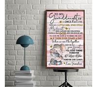Curteny Targa in metallo vintage con elefante e scritta "I Love You" con elefante e scritta in inglese "There was a little girl who stole my heart", poster da parete con elefante e figlia, 14 x 20 cm