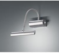 CURTIS APPLIQUE LED 4W 430 lm, 3.000 K FLESSIBILE CM18 MAX 35 NICKEL OPACO