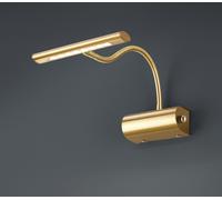 CURTIS APPLIQUE LED 4W 430 lm, 3.000 K FLESSIBILE CM18 MAX 35 OTTONE SATINATO