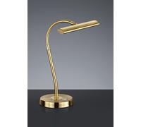 CURTIS LAMPADA DA TAVOLO LED 4W · 1x 430lm, 3000K OTTONE SATINATO C/FLESSIBILE CM18xH37