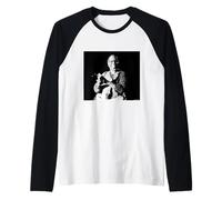 Curtis Mayfield Live Soul Liverpool 1984 di Virginia Turbett Maglia con Maniche Raglan