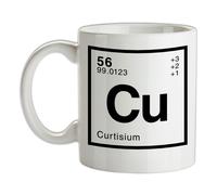 Curtis - Periodici Elemento Mug - Cognome - Famiglia - Nome - Tè - Caffè