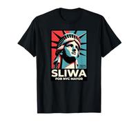 Curtis Sliwa per il sindaco di New York Divertente Pro Sliwa Cool Trendy Maglietta