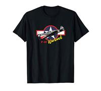 Curtiss P-40 Warhawk WW2 Fighter roundel Maglietta