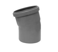 Curva 15° in PP Polipropilene Valsir PP3 a innesto D110mm VS0504049