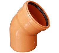 CURVA 45° ARANCIONE CON GUARNIZIONE