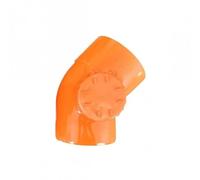 Curva 45° con tappo ispezione in pvc (Ø100 destra)