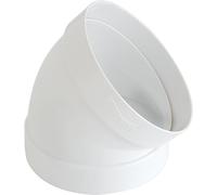 Curva 45° FF in ABS per sistema di aerazione-La Ventilazione