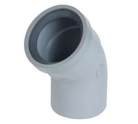 Curva 45 gradi ad innesto Redi M/F diametro 40 mm in PVC 070045N