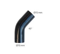 Curva 45 gradi Manitor id.70mm-silicone rinforzato a 4 strati