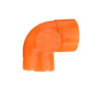 Curva 87,30° con tappo per ispezione in pvc - Diametro 125 - Destra