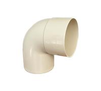 Curva 87.30° in pvc - Colore Avorio - Diametro 140