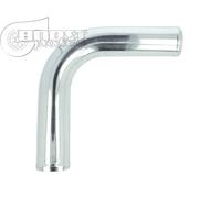 Curva 90 gradi in alluminio diametro 60mm per tubazioni intercooler