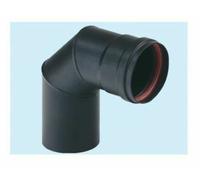 CURVA 90 GRADI PER PELLET LEGNA DIAMETRO 80-100-120-130-140-150-160-180-200