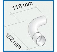 Curva 90° Per Tubo Ø35mm M/F Per Stufe Convettive Fondital