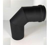 CURVA 90° tubo scarico fumi Diametro 80 per stufa a pellet canna fumaria