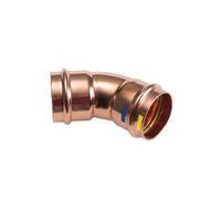 CURVA A 45° FF A PRESSARE PER ACQUA E GAS B ONE Diam 28
