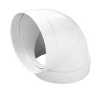 Curva a 90° FF in abs per griglie di aerazione 125mm
