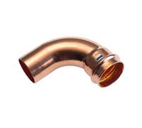 Curva a 90 gradi IBP per acqua e gas M/F D 28 mm in rame P15001 02800000