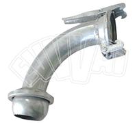 CURVA A 90 GRADI SFERICA DIAM 80 MM ZINCATA TUBO ACQUA IRRIGAZIONE AGRICOLTURA