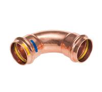 CURVA A 90Â° FF A PRESSARE PER ACQUA GAS B ONE- Diam. 35- IBP- pezzi 1