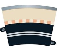 Curva a corsia singola raggio 3, 22,5° x 4