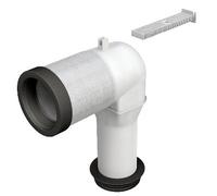 CURVA A L PER COLLEGAMENTO AL PAV BRIDA IN PLASTICA Diam 90-110 mm