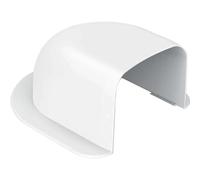 Curva a muro per canalina Bianco puro 80x60 mm Bianco puro