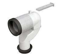 CURVA A P PER COLLEGAMENTO AL PAVIM BRIDA IN PLASTICA Diam 90-110 mm