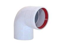 Curva alluminio pressofuso 90° M/F Ø80 Alluminio