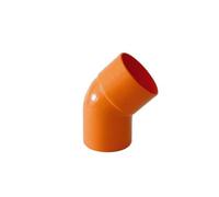 CURVA APERTA 45° PVC ROSSO Diam. 160 mm PER TUBI IDRAULICI